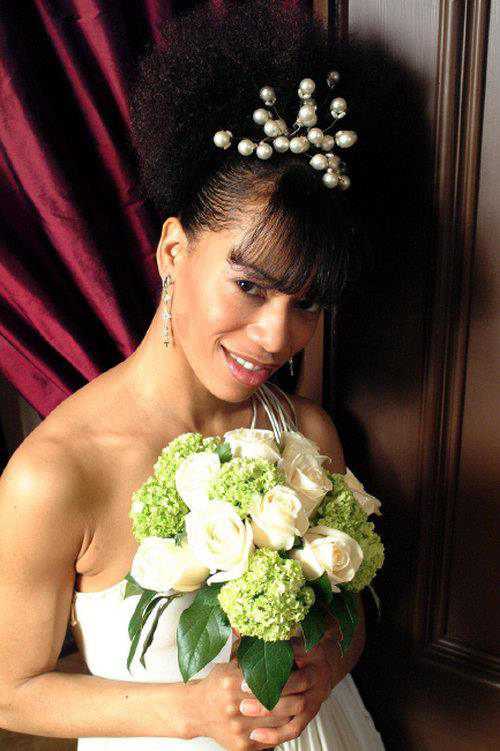 Natural Wedding Hairstyles for Black Women  Wedding and 